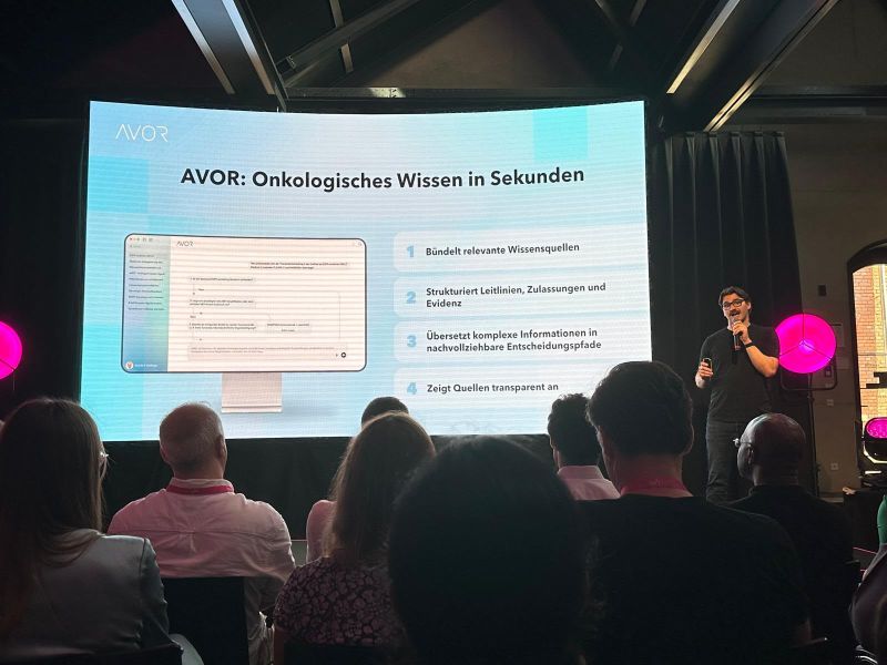 AVOR-Präsentation beim ELSA Pitch Bowl in Göttingen